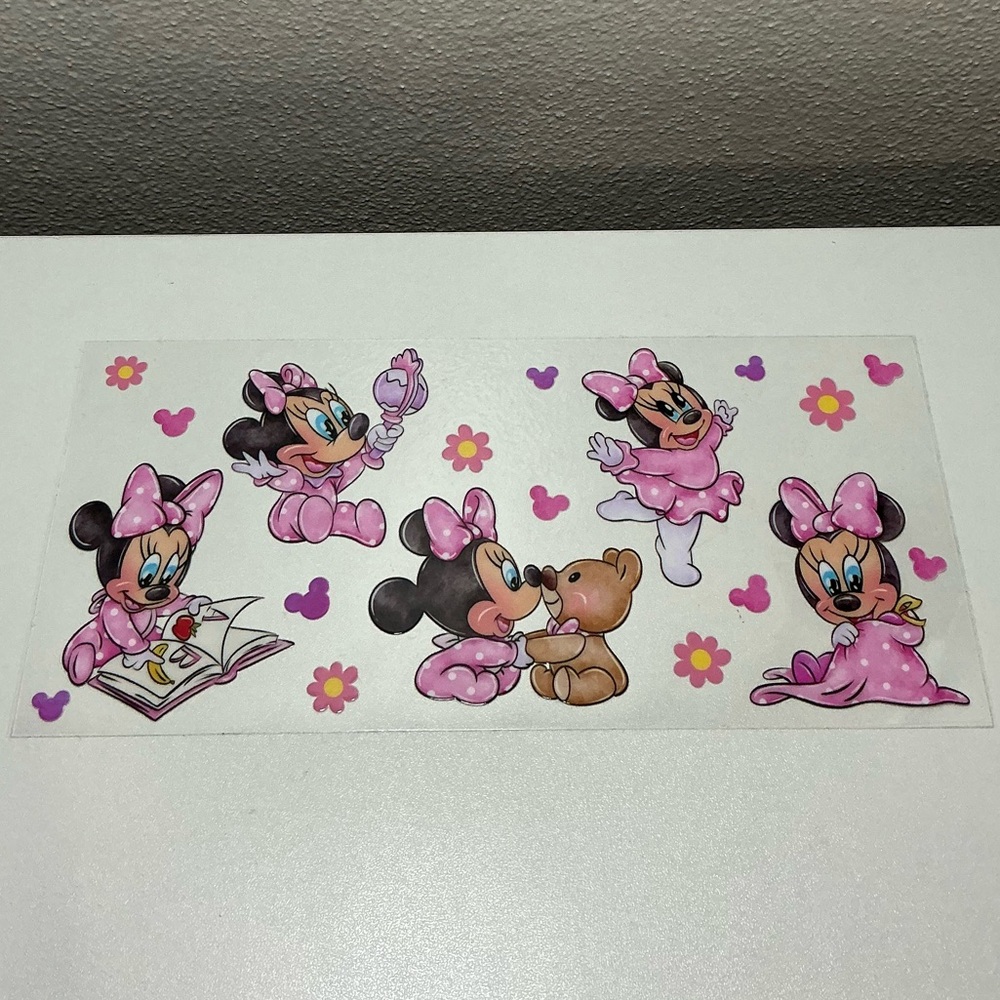 Minnie Mouse Pink TRANSFER UV DTF